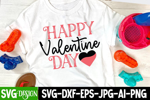 Happy Valentine Day SVG Cut File SVG BlackCatsMedia 