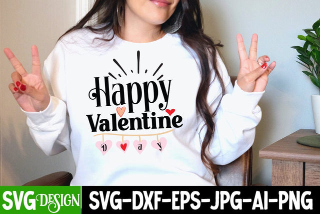 Happy Valentine Day SVG Cut File SVG BlackCatsMedia 