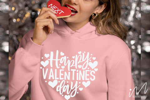 Happy Valentine svg bundle, Happy valentine t shirt svg, Valentine cricut, papa's little valentine, love svg SVG Isabella Machell 