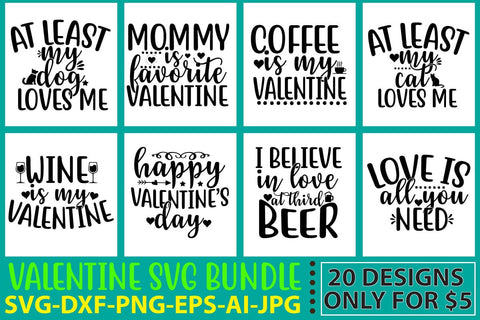 Happy Valentine SVG Bundle SVG Syaman 