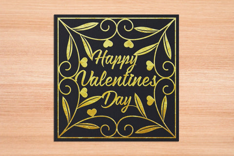 Happy Valentines Card SVG 10 SVG Slim Studio 