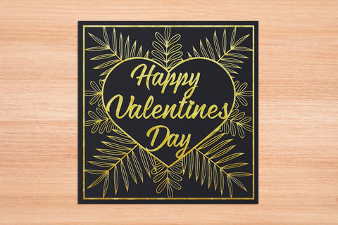 Happy Valentines Card SVG 5 SVG Slim Studio 