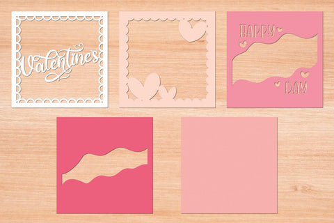 Happy Valentines Day 10 - 3D Layered Paper Cut SVG SVG Slim Studio 