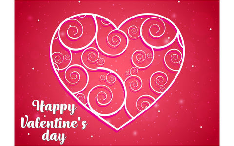 Happy Valentine's Day Background Design SVG naemmiah021 