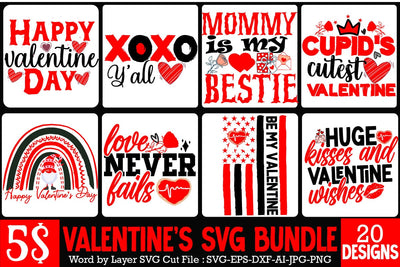 Happy Valentine's Day Bundle, Sublimation Bundle ,Valentine Day Sublimation Design, Valentine Day PNG , Valentines Svg Mega Bundle. Valentine's Day Svg Bundle. Valentine Quotes Svg. Funny Valentine's SVG BlackCatsMedia 