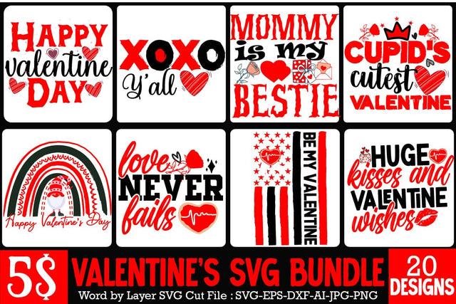 Happy Valentine's Day Bundle, Sublimation Bundle ,Valentine Day Sublimation Design, Valentine Day PNG , Valentines Svg Mega Bundle. Valentine's Day Svg Bundle. Valentine Quotes Svg. Funny Valentine's SVG BlackCatsMedia 