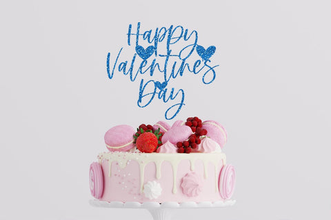 Happy Valentine's Day Cake Topper SVG Sublimation Pickled Thistle Creative 