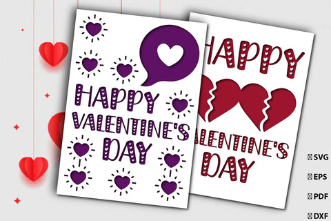 Happy Valentine's Day Card Bundle SVG Rupkotha 