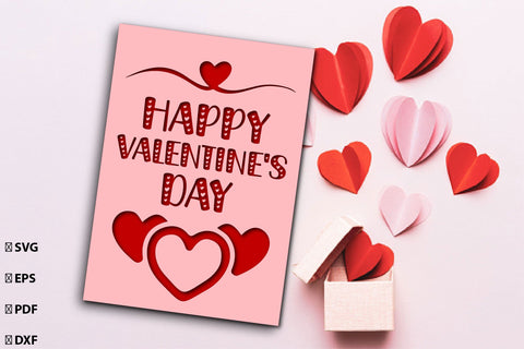 Happy Valentine's Day Card Bundle SVG Rupkotha 