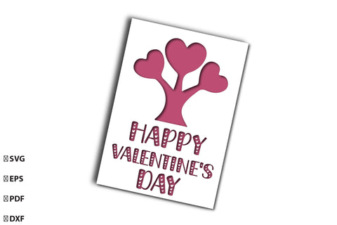 Happy Valentine's Day Card Bundle SVG Rupkotha 
