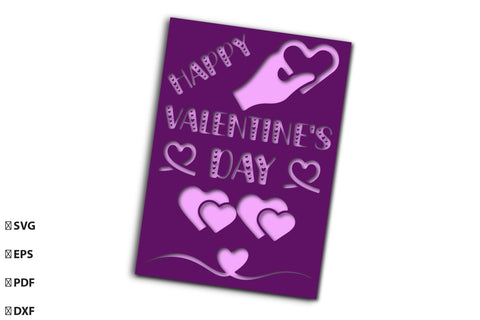 Happy Valentine's Day Card Bundle SVG Rupkotha 