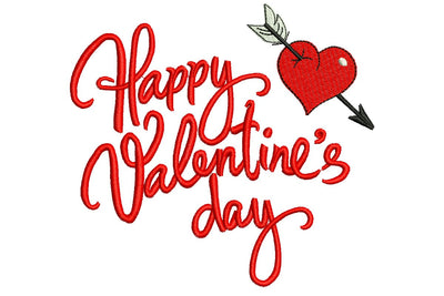 Happy Valentines Day Embroidery Designs Embroidery/Applique DESIGNS NextEmbroidery 