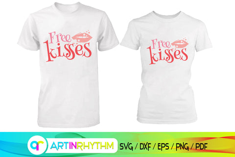 happy valentine's day, free kisses svg, kiss svg, valentines shirt SVG Artinrhythm shop 