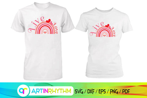happy valentine's day, live svg, love svg, valentines svg SVG Artinrhythm shop 