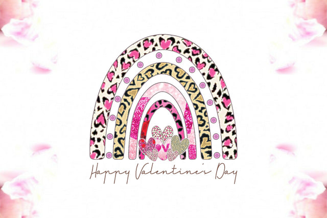 Happy Valentines Day Rainbow Sublimation Sublimation Jagonath Roy 