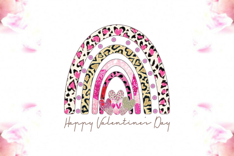 Happy Valentines Day Rainbow Sublimation Sublimation Jagonath Roy 