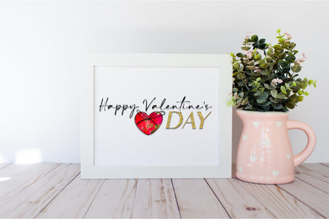 Happy valentines day - sublimation design Sublimation LuckyTurtleArt 