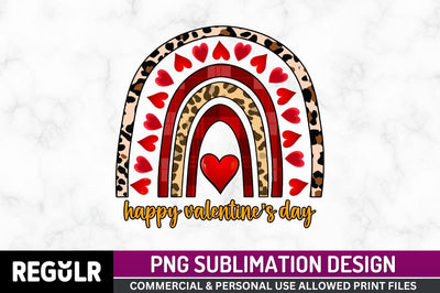 Happy valentines day Sublimation PNG, Valentine's Sublimation Design Sublimation Regulrcrative 