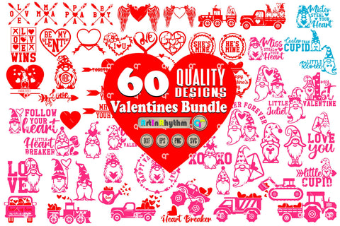 Happy Valentine's Day svg bundle SVG Artinrhythm shop 