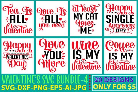 Happy Valentine's Day SVG Bundle SVG Syaman 