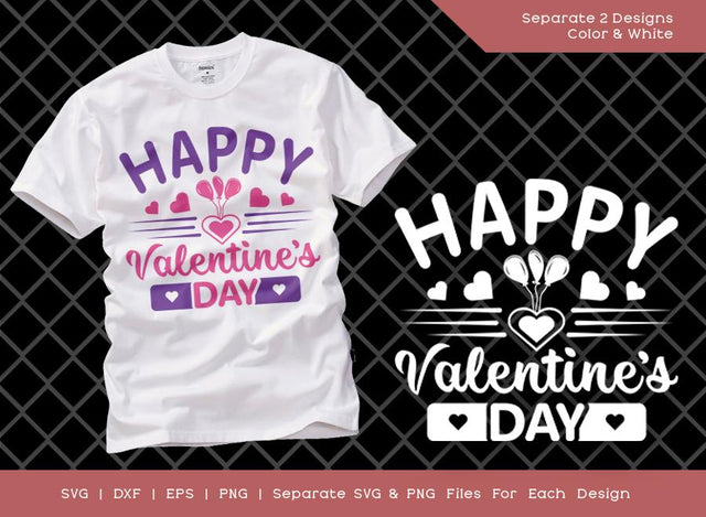 Happy Valentines Day SVG Cut File | Love Day Svg | Happy Love Day Svg | Valentine Svg | T-shirt Design SVG ETC Craft 