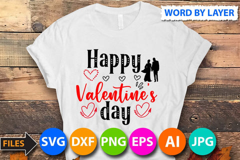 Happy valentine's day SVG Cut File SVG BlackCatsMedia 