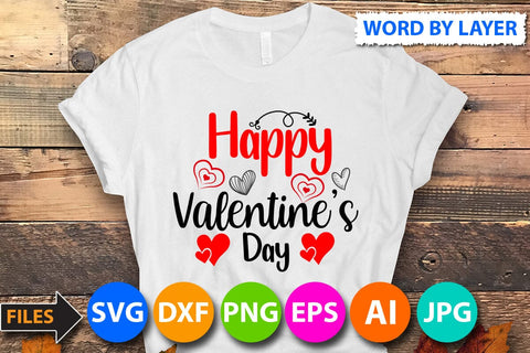 happy valentine's day SVG Cut File SVG BlackCatsMedia 