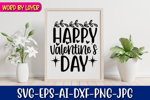 Happy Valentine's Day SVG cut File SVG Blessedprint 
