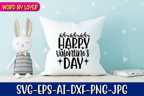 Happy Valentine's Day SVG cut File SVG Blessedprint 