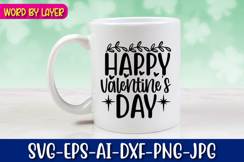 Happy Valentine's Day SVG cut File SVG Blessedprint 