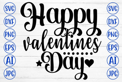 Happy Valentines Day SVG Cut File SVG Syaman 