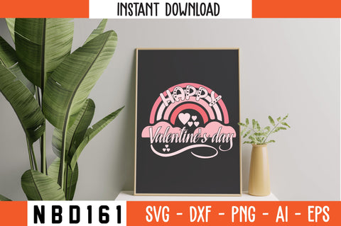 happy valentine's day Svg Design SVG Nbd161 