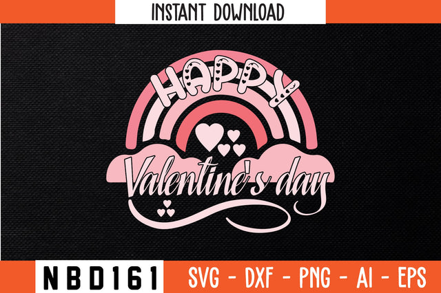 happy valentine's day Svg Design SVG Nbd161 