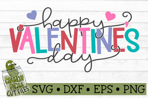 Happy Valentine's Day SVG File SVG Crunchy Pickle 