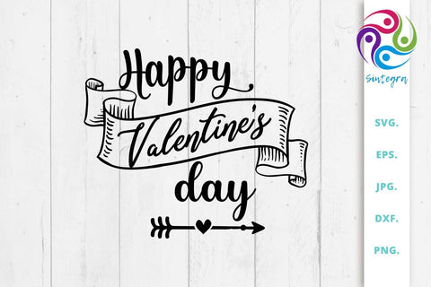 Happy Valentine's Day Svg File SVG Sintegra 