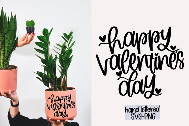 Happy valentine's day svg, Hand lettered SVG SVG AnitaAlyiaLettering 