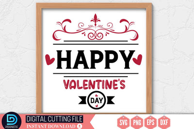 Happy valentine's day SVG SVG DESIGNISTIC 