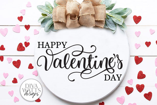 Happy Valentine's Day SVG SVG Diva Watts Designs 