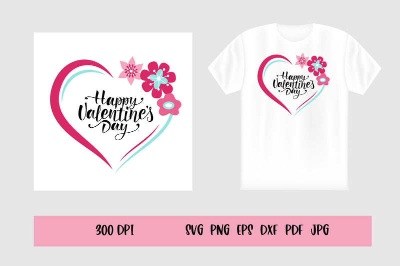 Happy Valentines Day SVG. Valentine Hearts SVG SVG Olga Terlyanskaya 