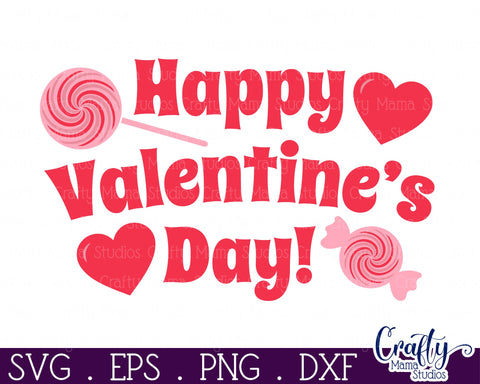 Happy Valentines Day Svg | Valentine Svg | Valentine Shirt SVG Crafty Mama Studios 