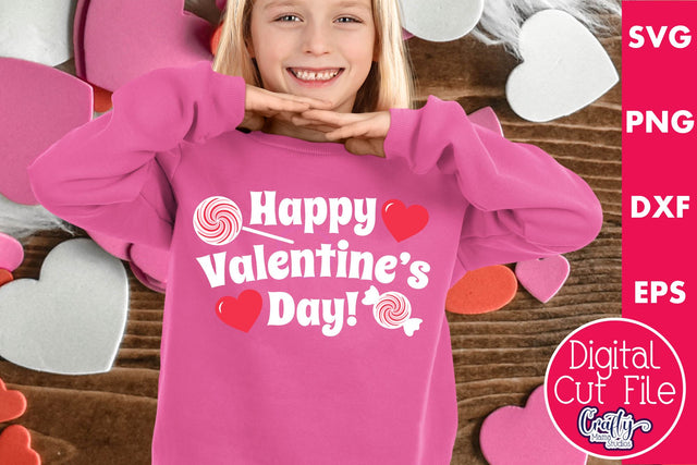 Happy Valentines Day Svg | Valentine Svg | Valentine Shirt SVG Crafty Mama Studios 