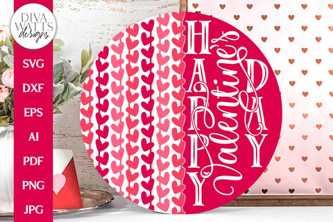 Happy Valentine's Day SVG | Valentine's Day Design SVG Diva Watts Designs 