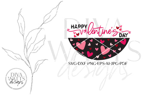 Happy Valentine's Day SVG | Valentine's Day Design SVG Diva Watts Designs 