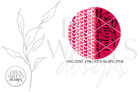 Happy Valentine's Day SVG | Valentine's Day Design SVG Diva Watts Designs 