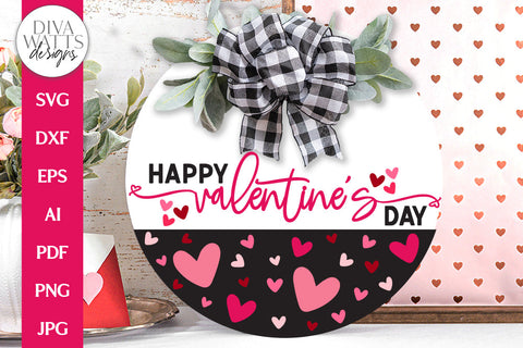 Happy Valentine's Day SVG | Valentine's Day Design SVG Diva Watts Designs 