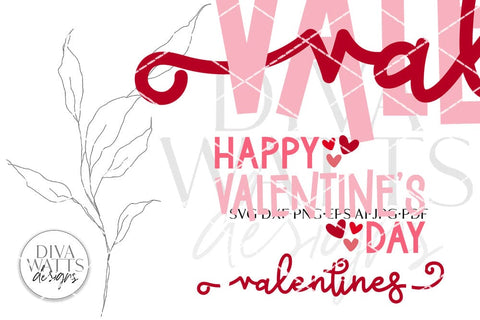 Happy Valentine's Day SVG | Valentine's Day Design SVG Diva Watts Designs 