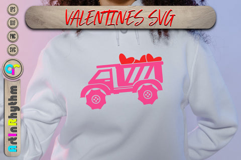 Happy Valentine's day / Valentines day svg, truck Heart svg SVG Artinrhythm shop 