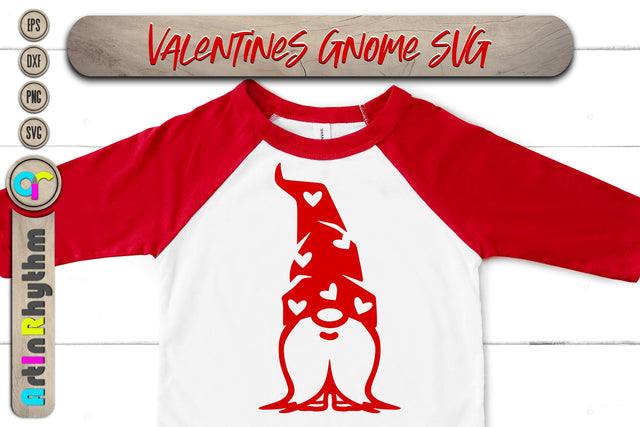 happy Valentine's Day, Valentines heart svg, gnome SVG Artinrhythm shop 