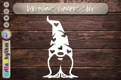 happy Valentine's Day, Valentines heart svg, gnome SVG Artinrhythm shop 