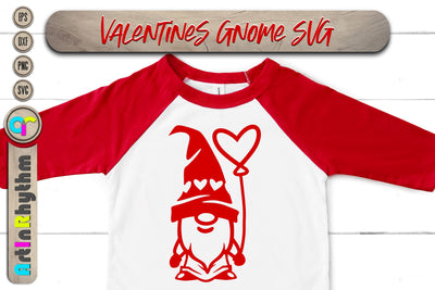 happy Valentine's Day, Valentines heart svg, gnome SVG Artinrhythm shop 